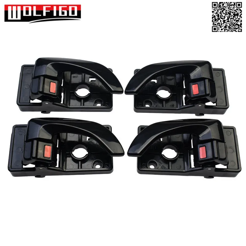 Новый черный LH RH левый и правый Внутри внутренние дверные ручки автомобиля