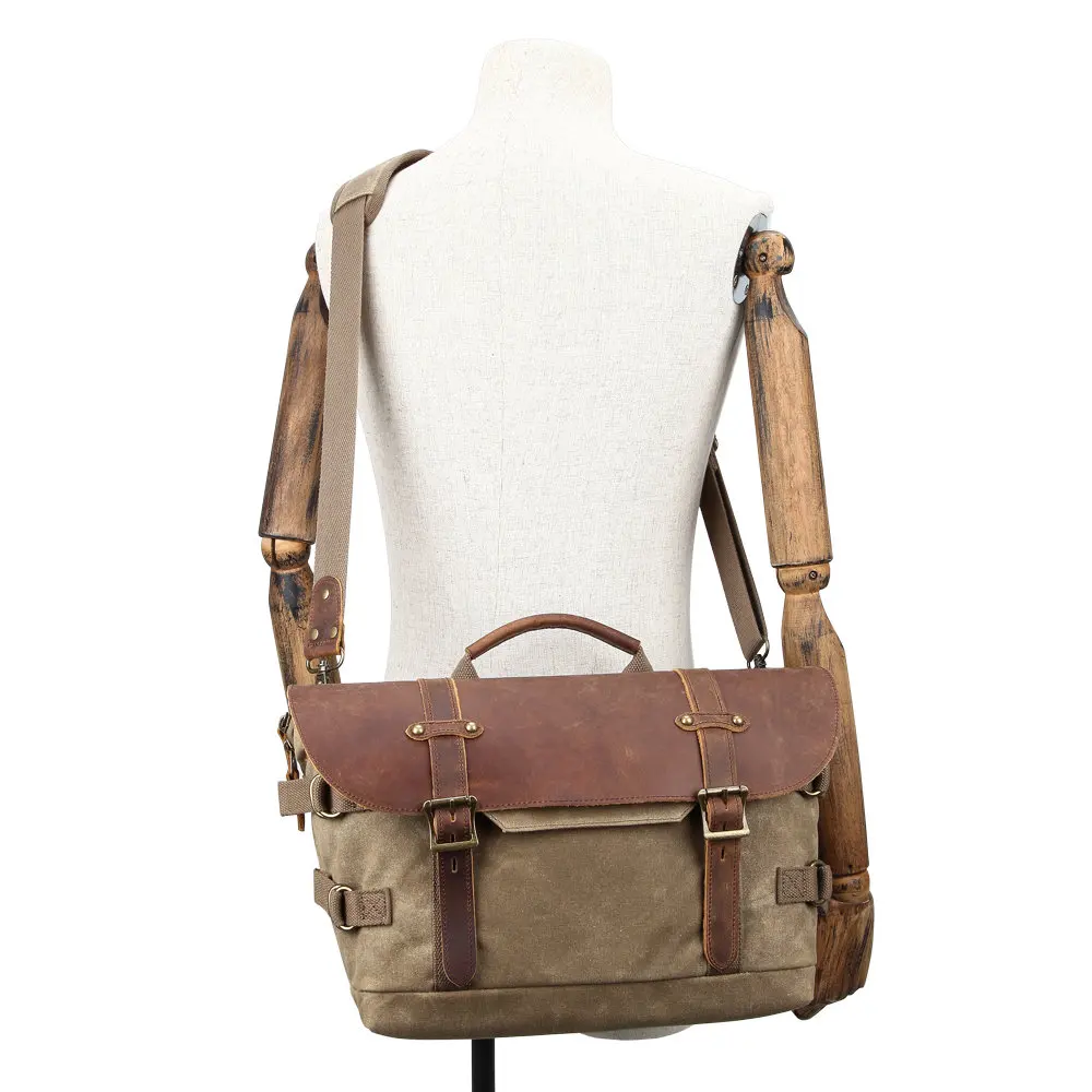 Холщовая водонепроницаемая сумка для камеры DSLR беззеркальная Для Путешествий