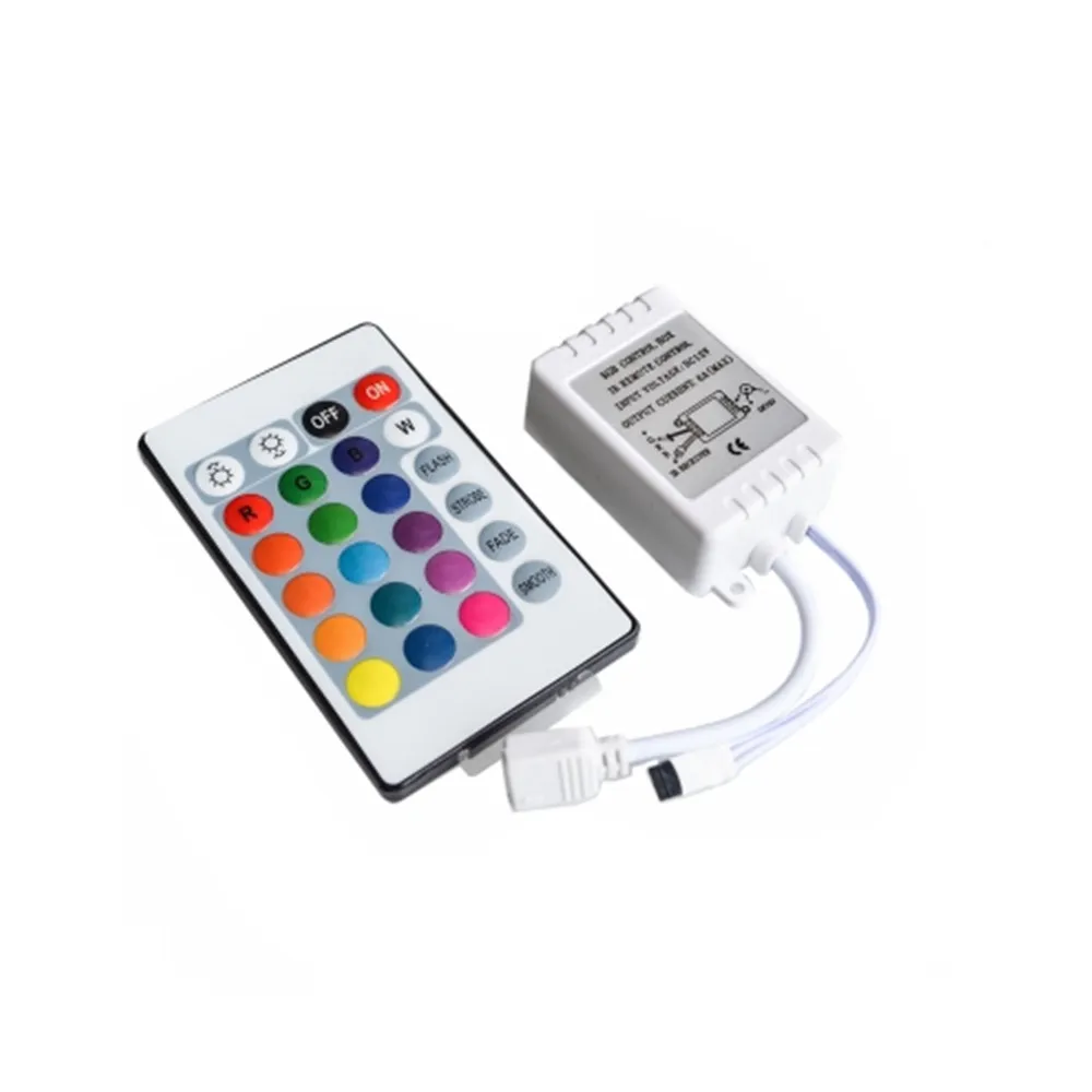 12V контрольный ИК 24 ключ RGB семь фонарей с жесткой лампой 3528 5050 модуль IR44 пульт