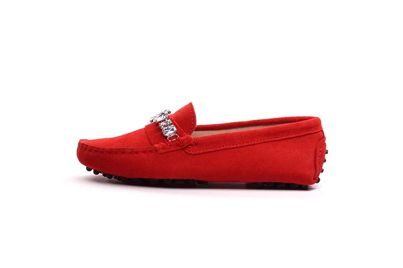 genuine cowhide leather women shoes Female Casual Fashion Flats Spring Autumn driving shoes women leather loafers
