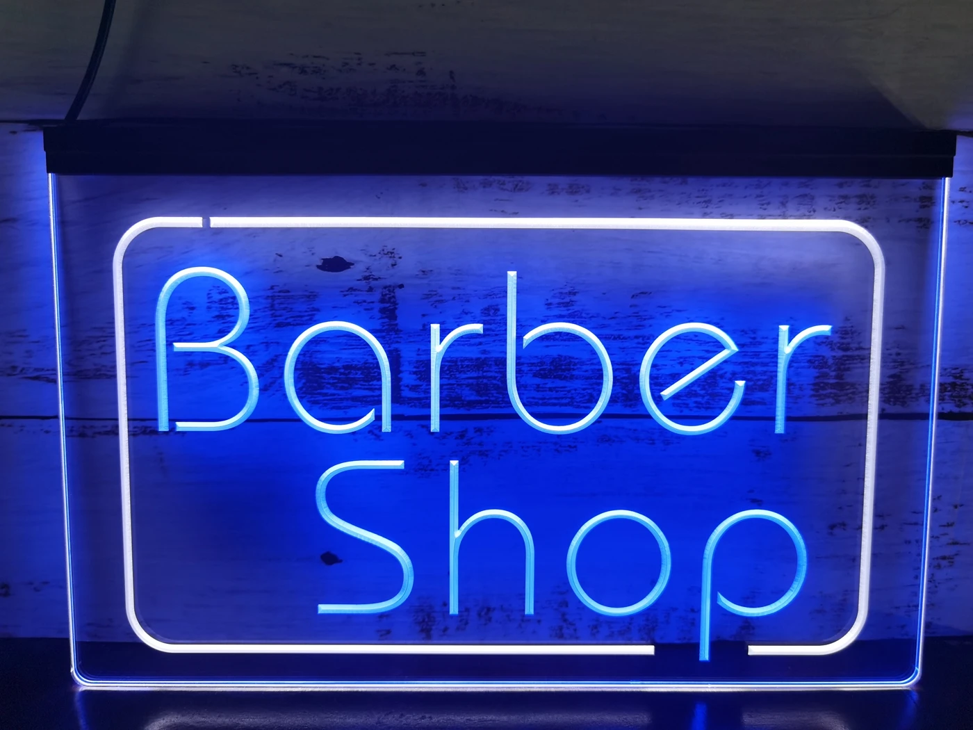 

SS215 Barber Shop Hair Cut Bar Dual Color Led Neon Sign