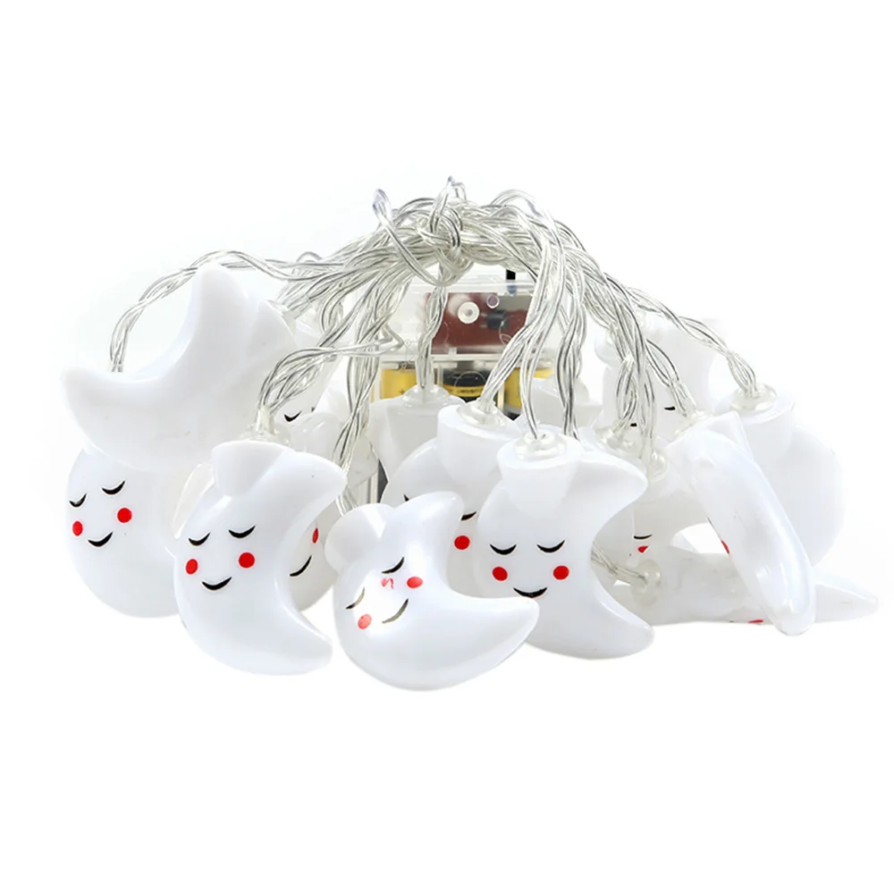 

1.5 M10 LEDs Moon Fairy String Light Battery Powered Cell Opertaed Flexible Design Warm White for Home Party Daily DIY Decor