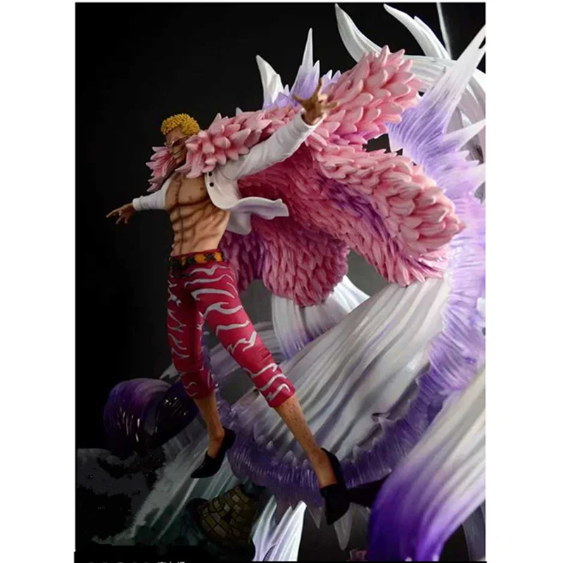 

ONE PIECE Donquixote Doflamingo Statue Seven Warlords Of The Sea Full-Length Portrait GK Action Figure Model Toy BOX 72CM Q700