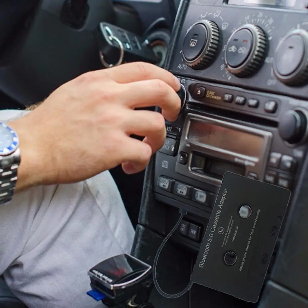Автомобильный адаптер 4 0 Bluetooth аудио AAC/ MP3/ SBC/Стерео кассета для Aux - Цена: 1 116,45 руб.