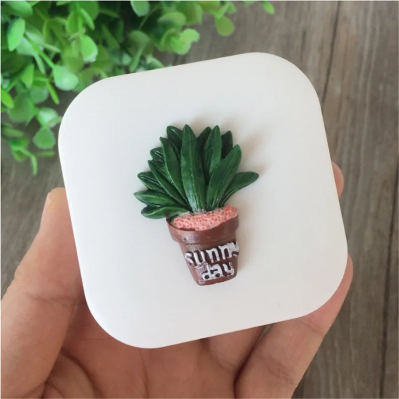 Новый чехол для контактных линз коробка ухода за контактными линзами кактус