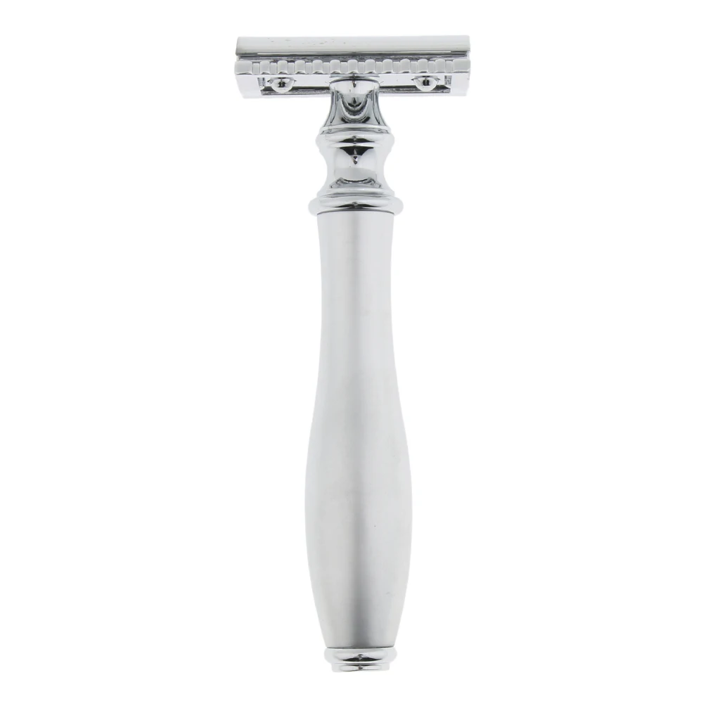 

Travel Metal Men Beard Shaving Grooming Double Edge Safety Tool