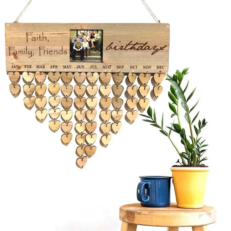 DIY кулон с календарем рамка для фотографий резная доска сообщений новый год