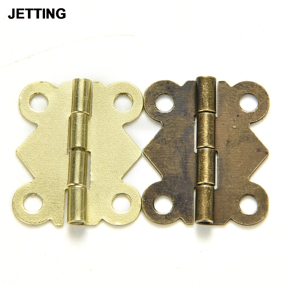 10 шт. петли бабочки для мебели бронзового и желтого цвета|Петли шкафа| |