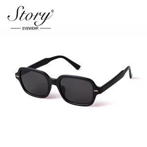 Солнечные очки S2160M в винтажном стиле UV400 для мужчин и женщин, прямоугольные солнцезащитные аксессуары в стиле ретро, с защитой от ультрафиолета