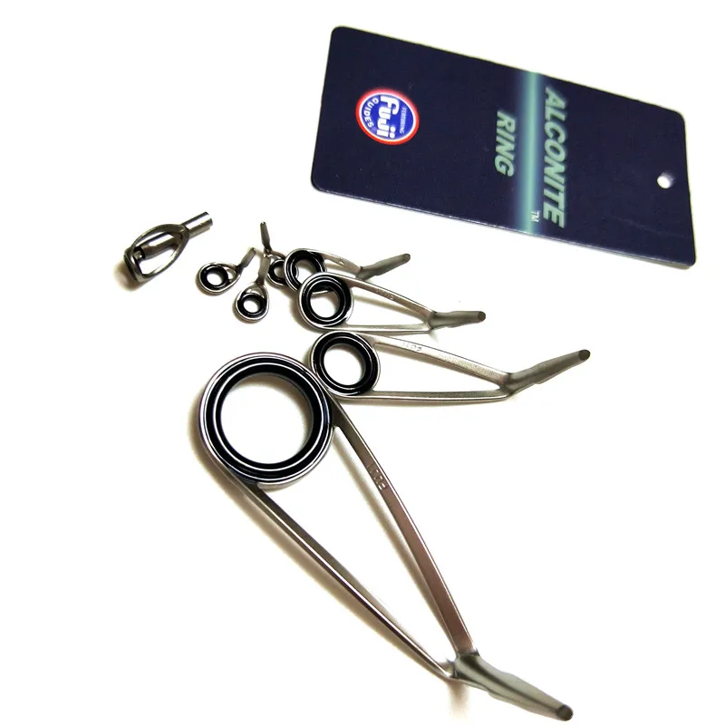 FUJI KL-H guide Kit High quality guide Kit Alconite ring guide set one set 8pcs silver color / gun smoke color