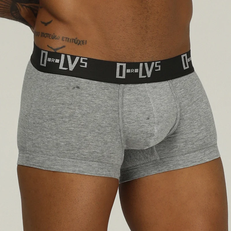 Сексуальное мужское нижнее белье хлопковые мягкие шорты-боксеры бесшовная