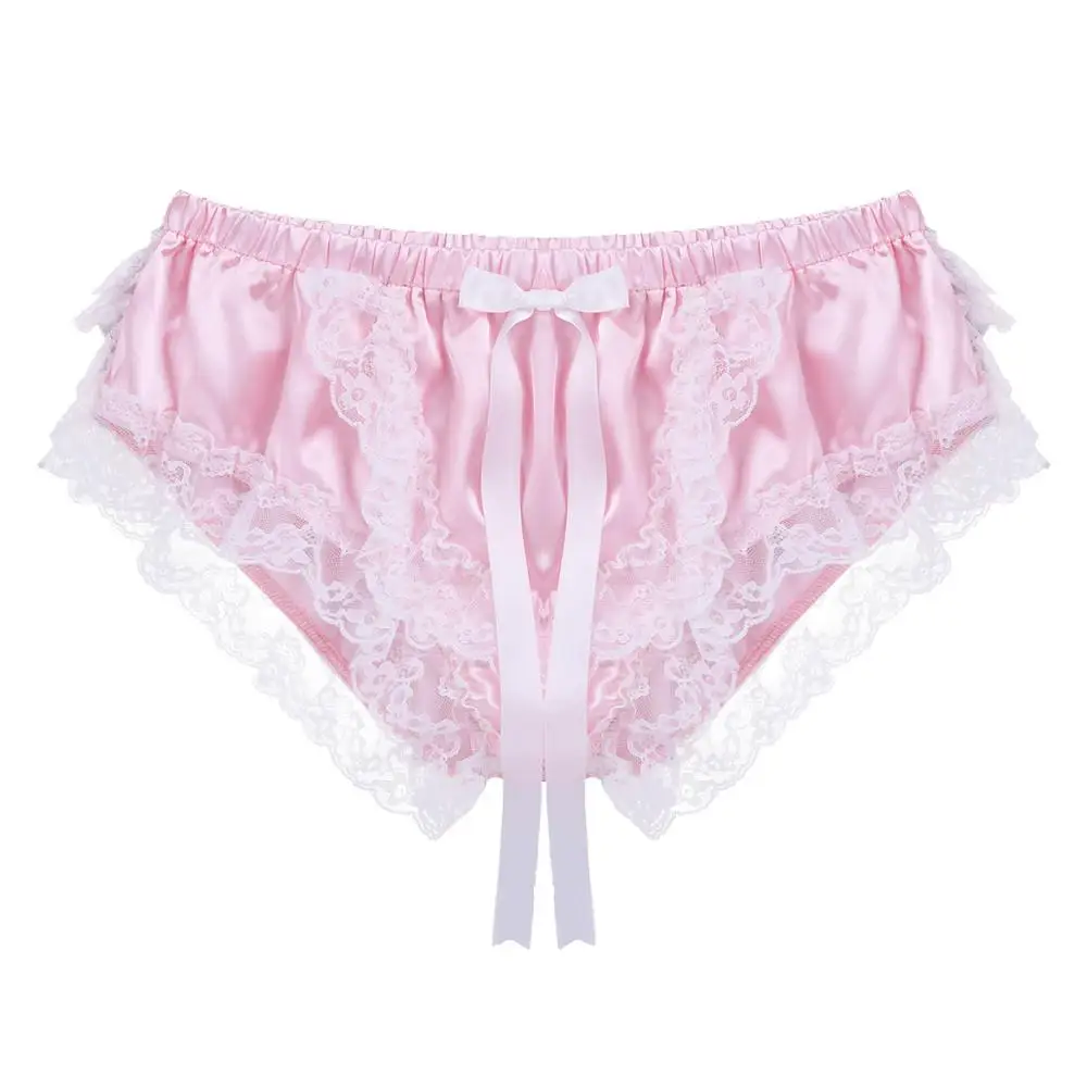 Трусы боксеры sпанси мужские с экзотическим бантиком джоки стринги блестящее