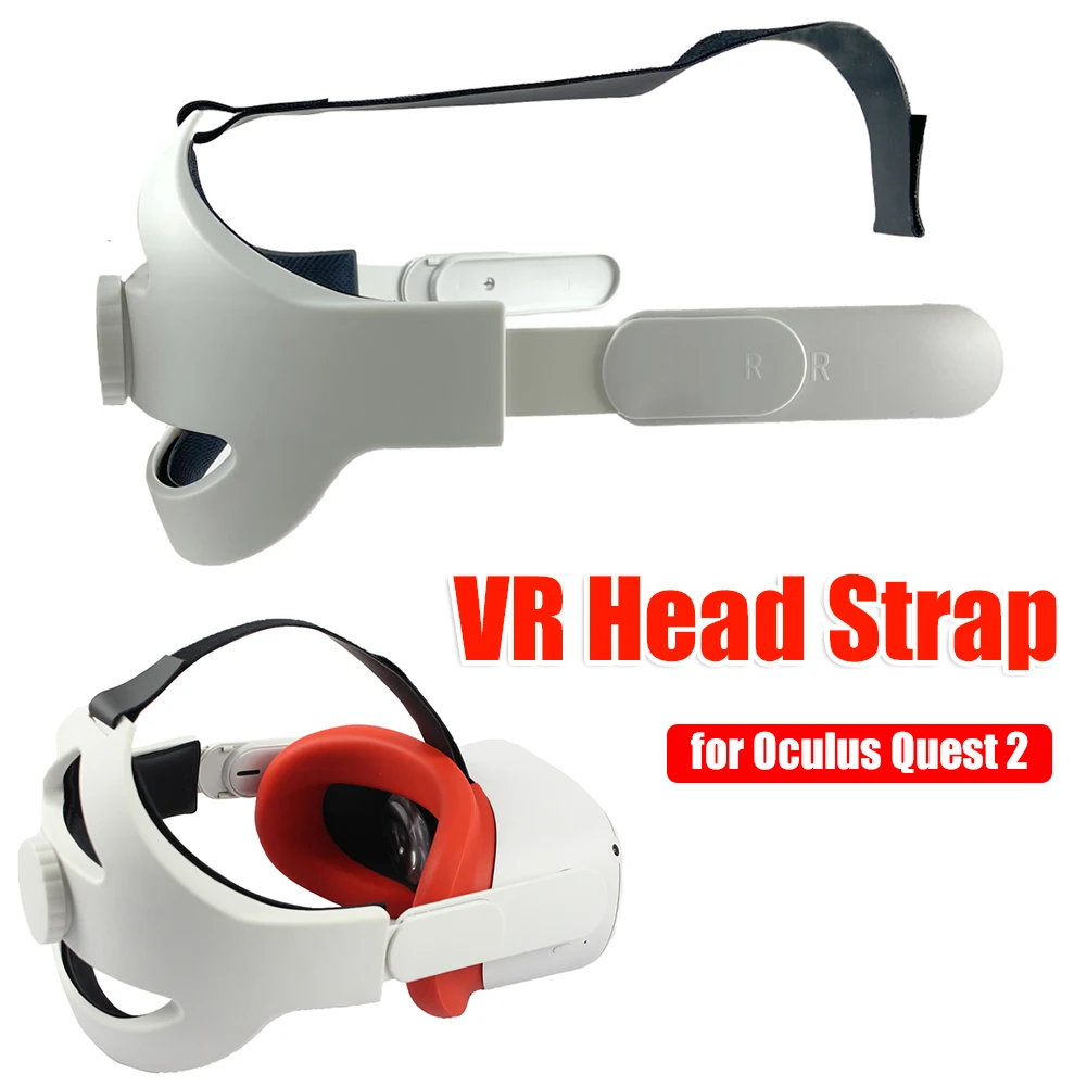 

Virtual Reality Head Strap Adjustable Headband Headwear Replacement for Oculus Quest 2 VR Accessories New