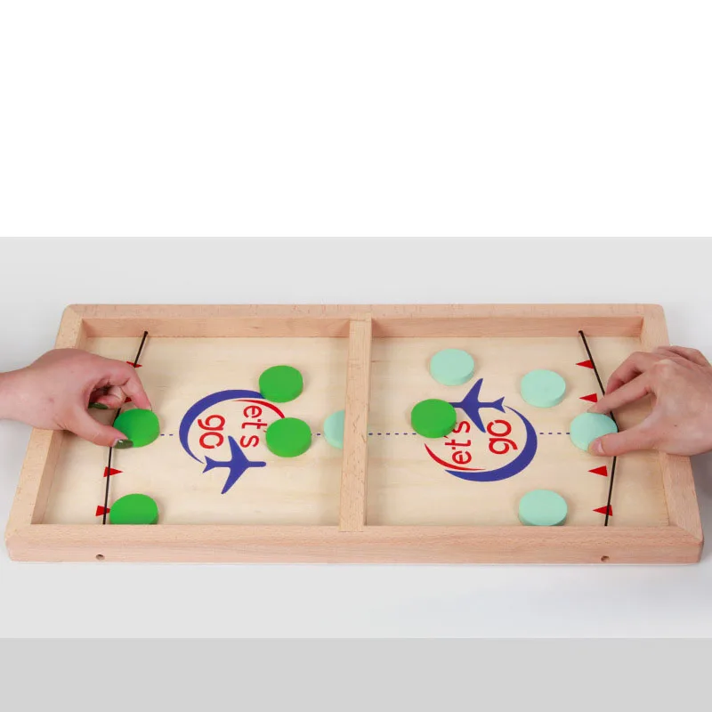

Fast Sling Puck Game Table Hockey Board Game Catapult Chess Parent-Child Interactive Toy Fast Sling Puck Winner Games