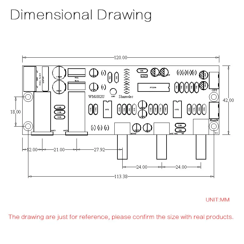 Pt2399 Ne5532 караоке для платы микрофон усилитель плата усилителя реверберация Эхо