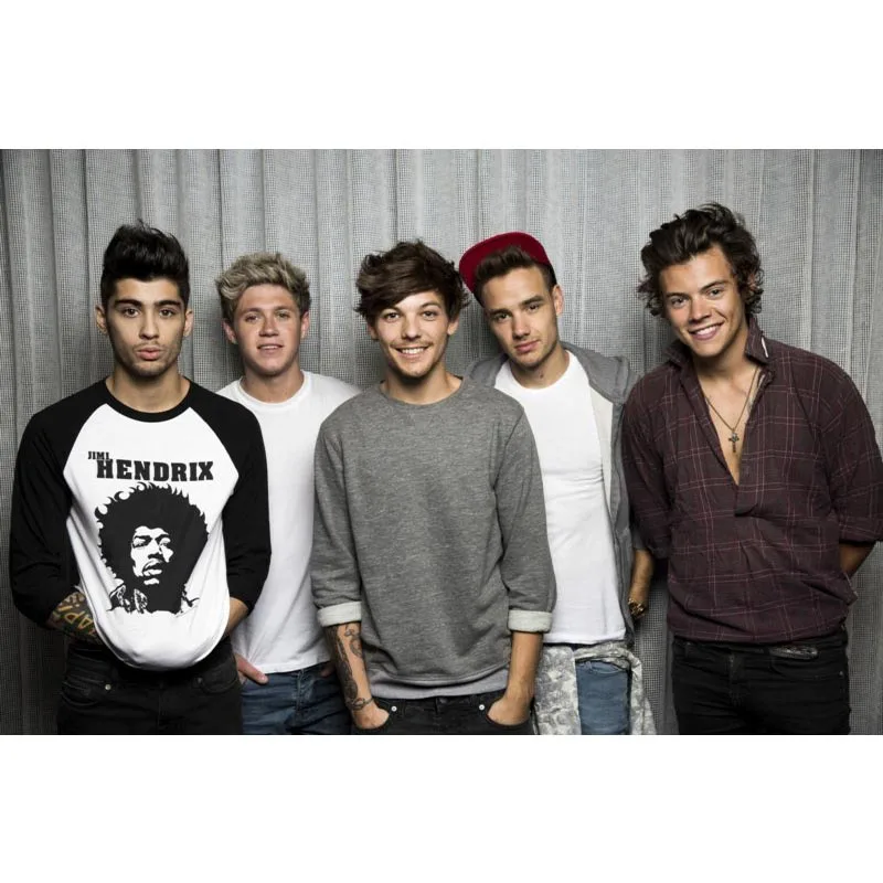 One Direction холст ткань тканевый плакат пользовательские граффити Печать на холсте
