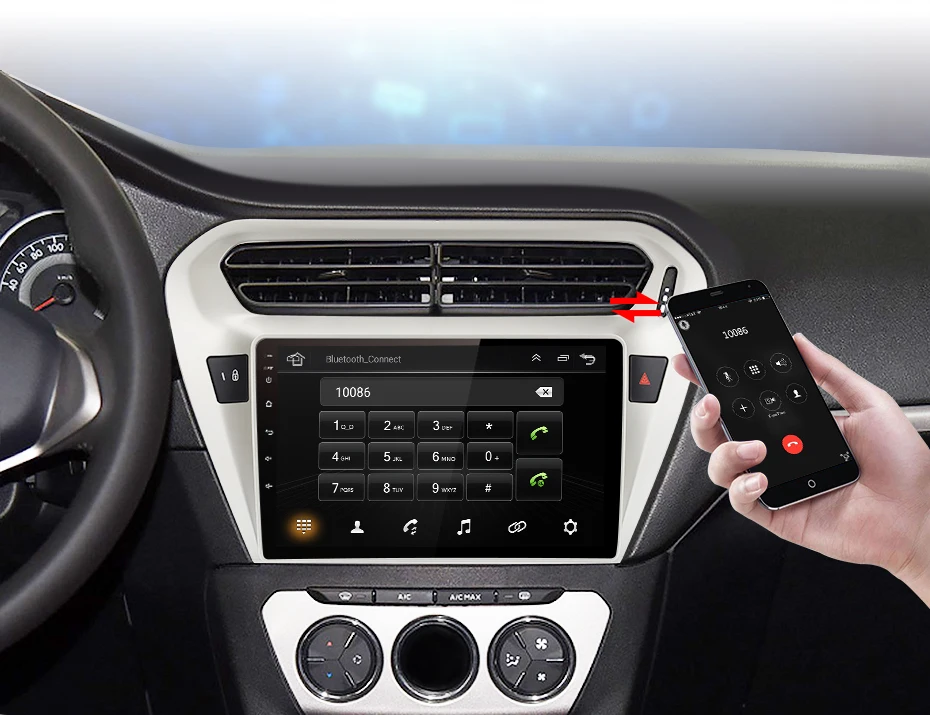 Junsun V1 2G+ 32G Android 9,0 для peugeot 301 Citroen Elysee- автомобильный Радио Мультимедиа Видео плеер навигация gps 2 din dvd