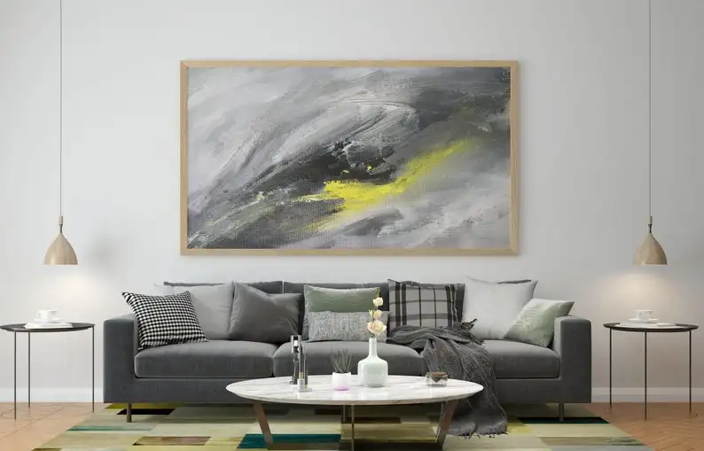 

Оригинальная Абстрактная живопись на холсте, большая картина, оригинальные картины, картина большого размера, картина маслом, Настенный де...