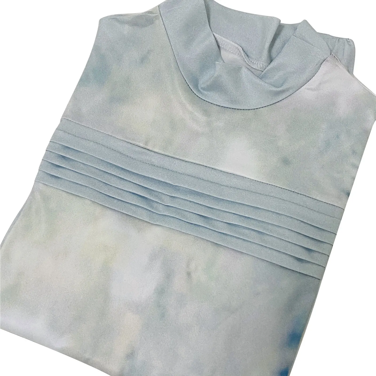 

Women's Clothing Set, Slim Long Sleeve Tie-dye Top and Drawstring Waistband Pants Two-piece Suit for Vacation Party Dating