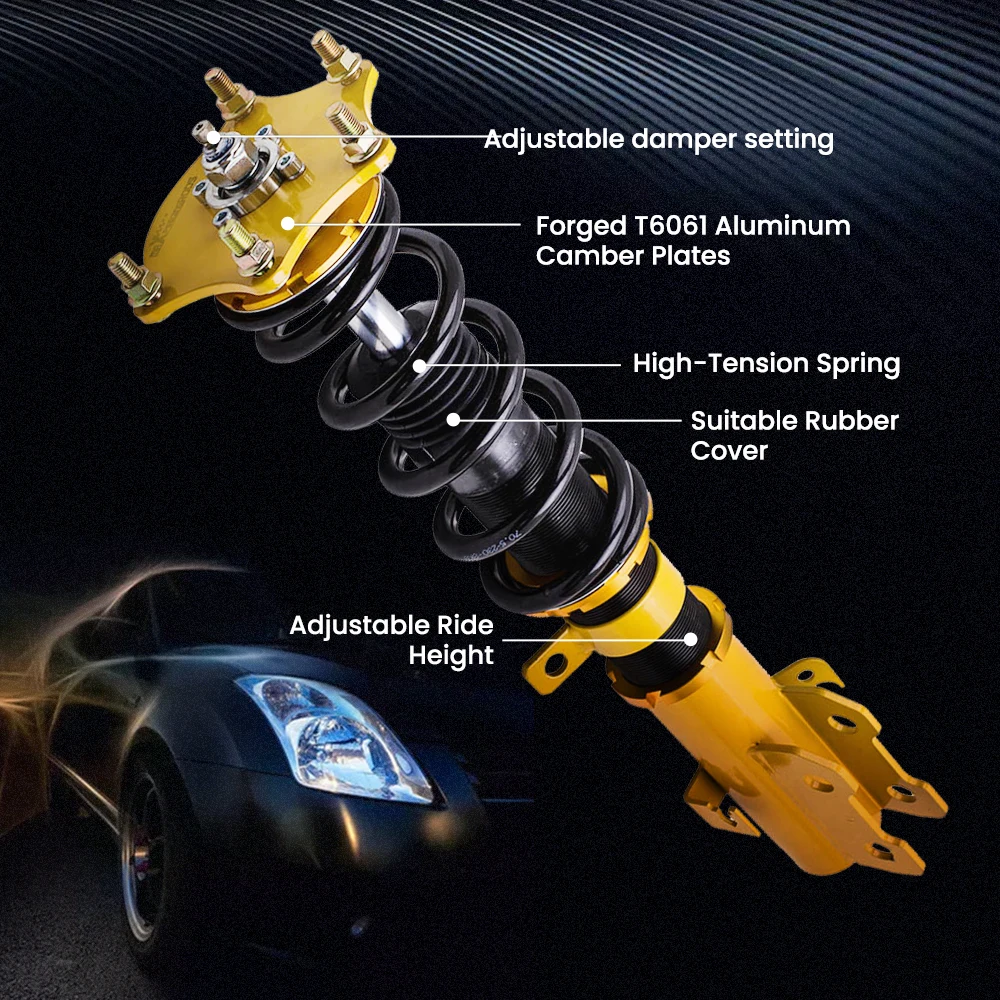 Комплекты для HONDA CRV 2007 2011 24 способа Adj. Демпфер амортизаторы 2008 2009 2010 Coilover