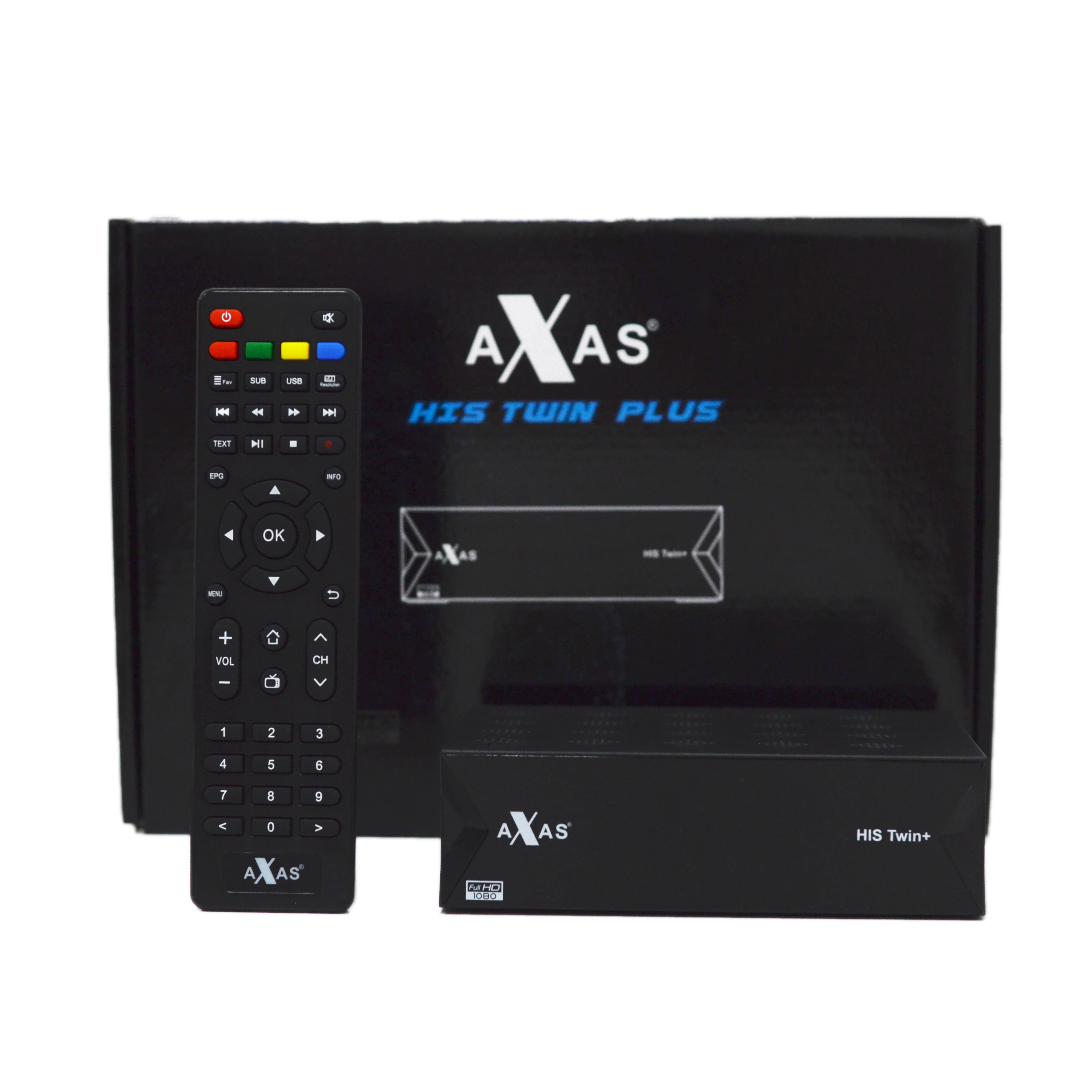 2021 new Satellite TV Receiver Axas His Twin PLUS DVB-S2/S HD Decoder WiFi + Linux E2 Open ATV Smart TV Box Set Top Box