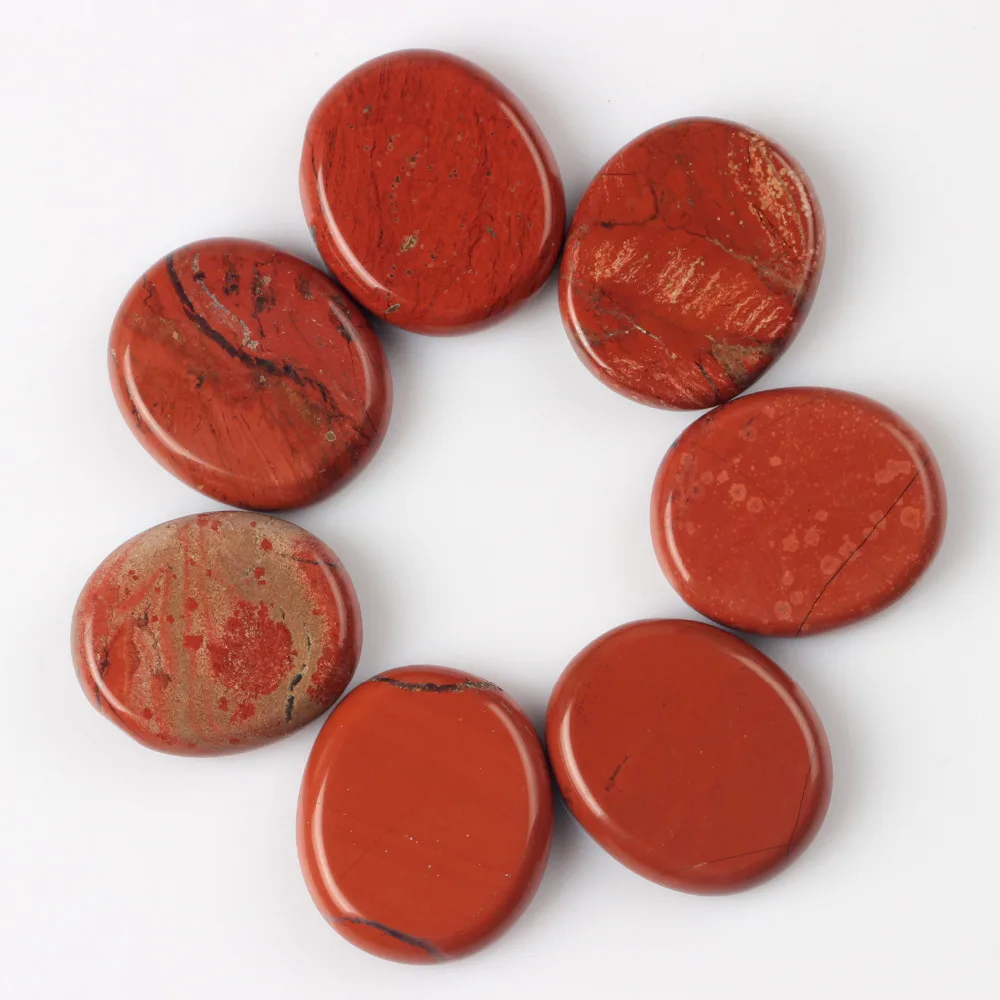 7 шт./лот пальмовый камень красная яшма натуральный лечебный Wicca Кристалл