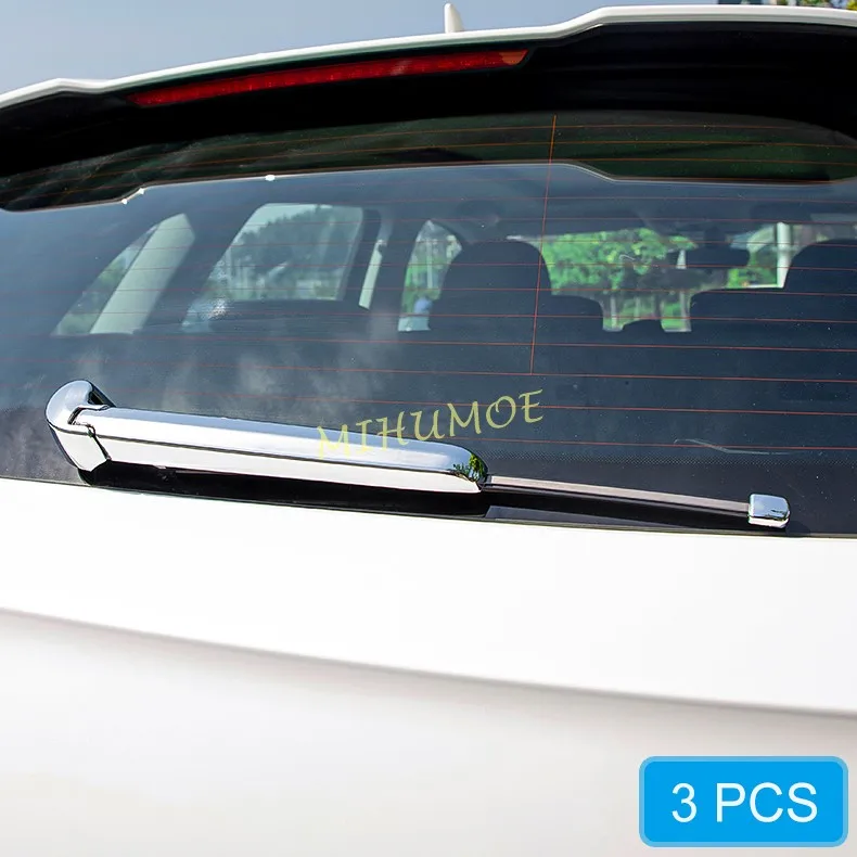 

For 2018-2020 2021 2022 Audi Q5 FY SQ5 Sportback ABS plastic Chrome Car Tail Rear Window Wiper Cover Trim