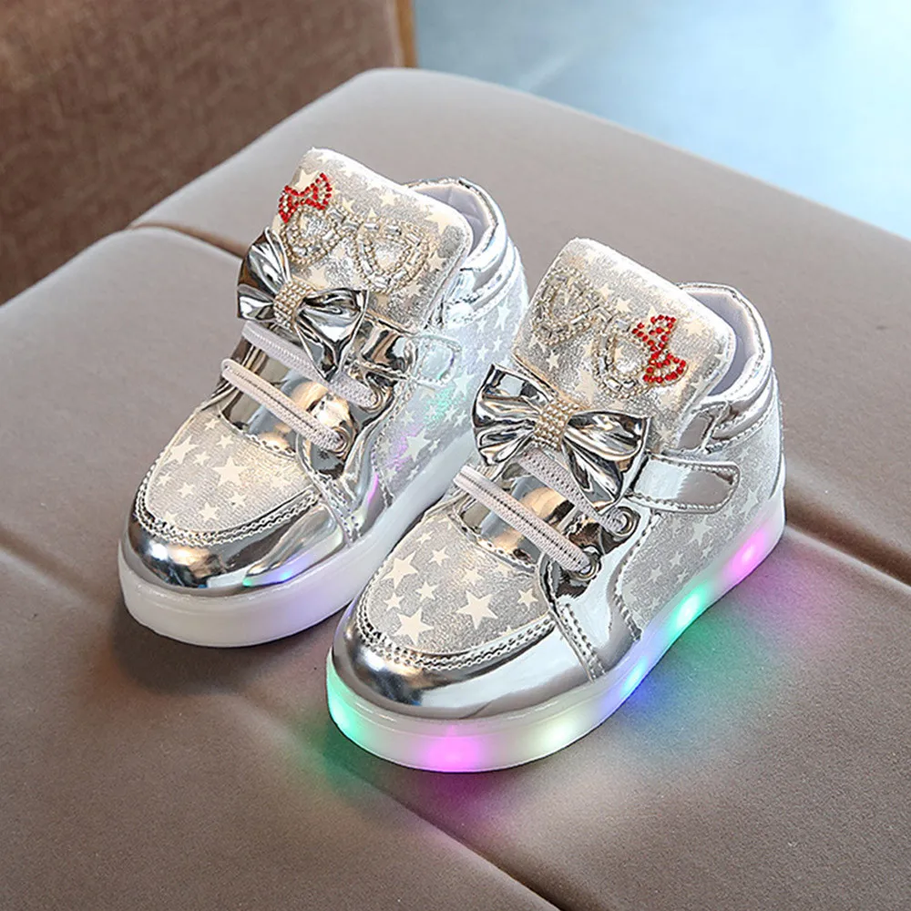 Kids Shoes Luminous Toddler Baby Fashion Sneakers Star Child Casual Colorful Light Children tenis infantil |