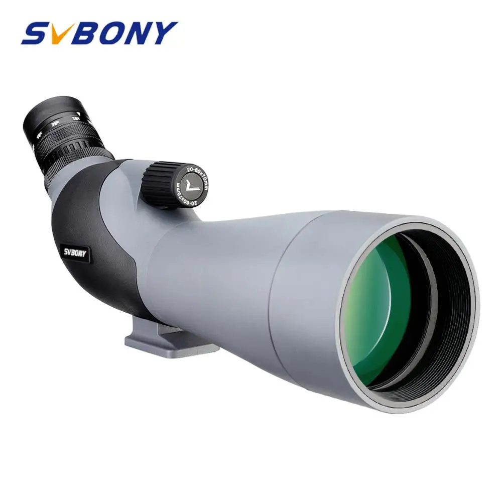 Svbony Зрительная труба 20-60x70/16-48x60 Zoom телескоп BK7 MC+ алюминиевое призмовое покрытие многослойное покрытие объектива изображения яркий прозрачный для охоты, стрельбы, стрельбы из лука, наблюдения за птицами