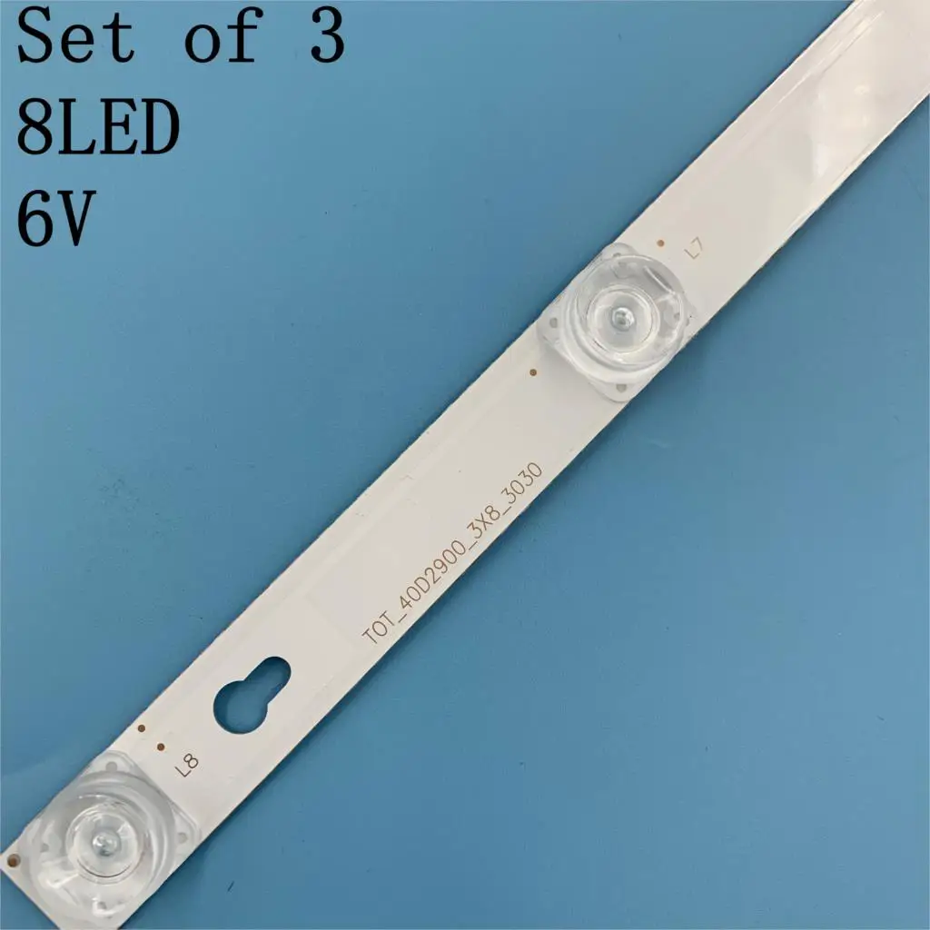 Новинка 1 комплект = 3 шт. 8 светодиодный (6 V) подсветка полосы для L40F3301B L40P-F 4C-LB4008-HR01J