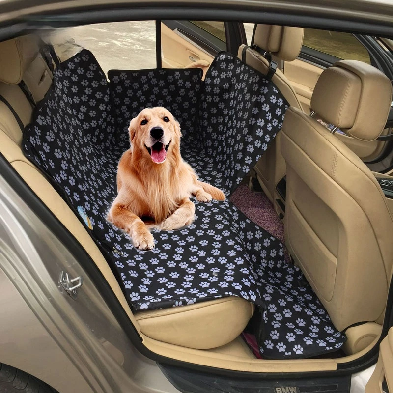 値段 犬のキャリア防水リアバックペット犬のカーシートカバーマットハンモックプロテクター安全ベルトtransportinペロD1010