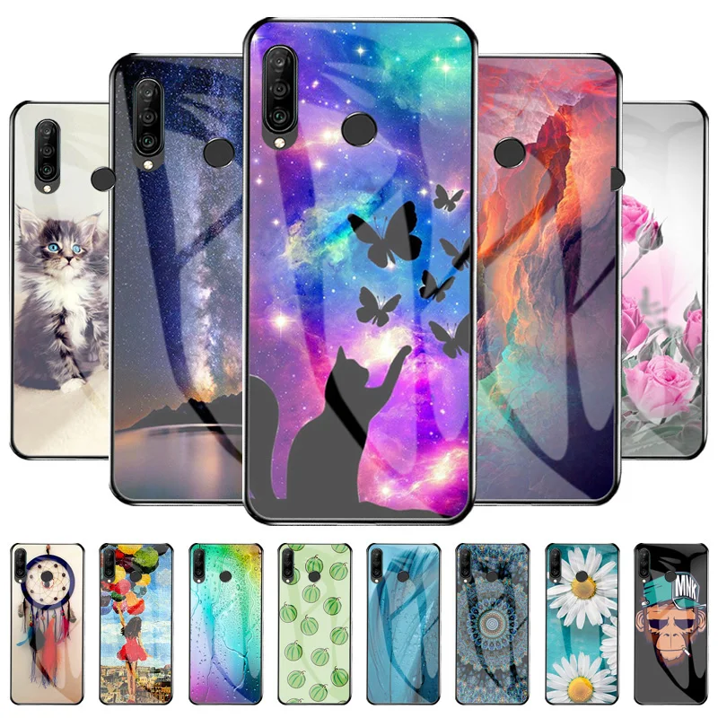 Cases For Huawei P30 Lite Case Tempered Glass Cover On Huawei P30 lite New 2020 Shell Bumper Honor 20 Lite 20S Nova 4E Fundas