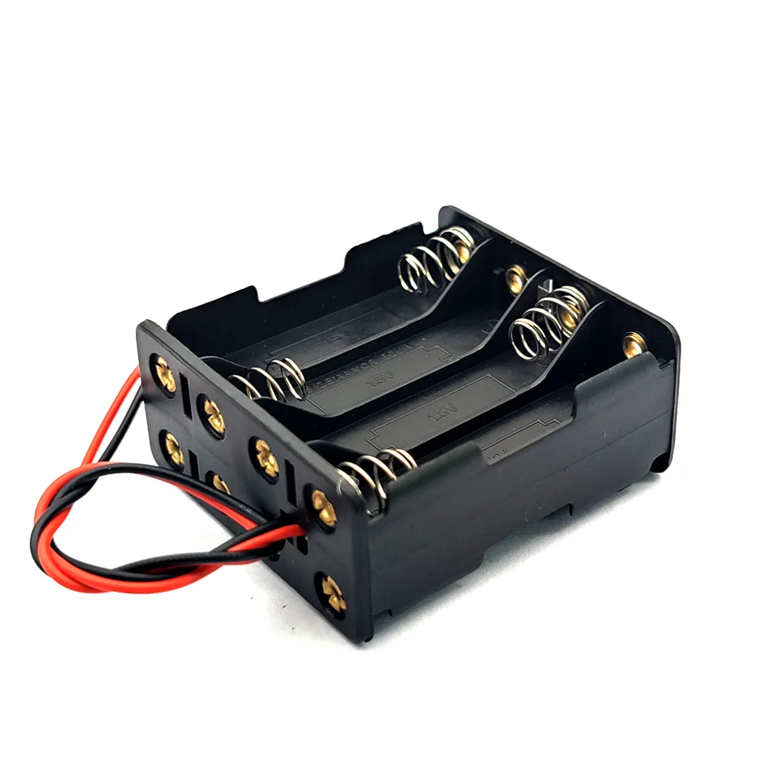 8 x AAA 12V батарейный блок назад к задней панели держатель 8AAA чехол для аккумулятора