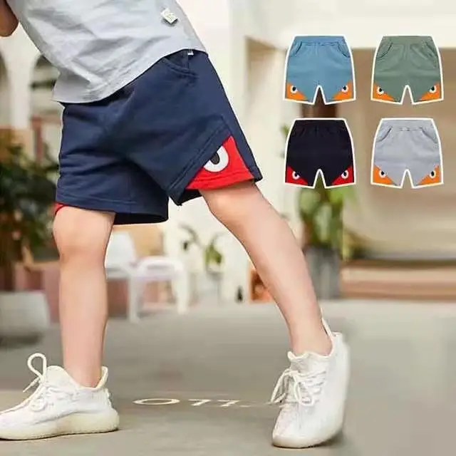 

2021 Summer Children Shorts For Boys Girls Cotton Shorts Kids Casual Sports Pants Baby New 100% Cotton Cartoon Korean Style Pant