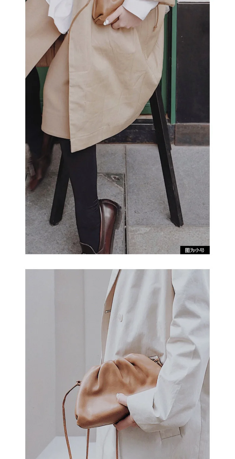 The Pouch Bag Day Clutch Soft Leather Hand Bag Dumpling Luxury Handbags Women Bags Designer Crossbody Bags For Female Michael