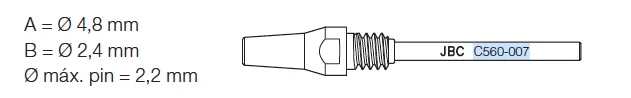 

JBC C560-007 оригинальный паяльник головы