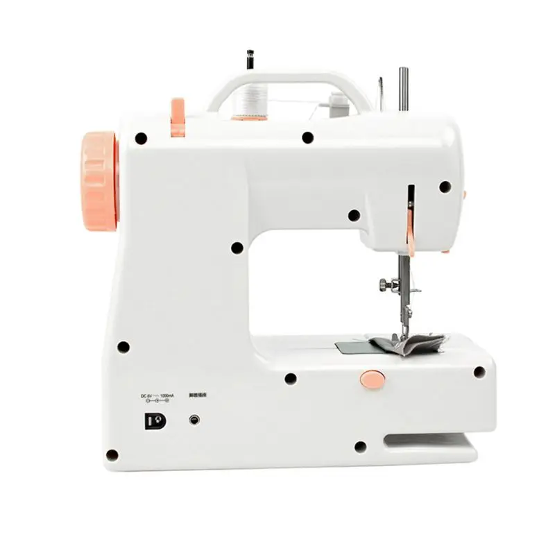 

318 Mini Sewing Machine Built-in Light Household Mending Machine US Handheld Sewing Machine