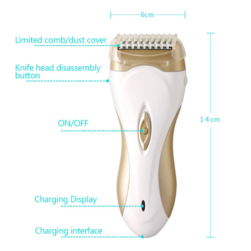 Электрический эпилятор для удаления волос зарядка бритва машинка продукт ног