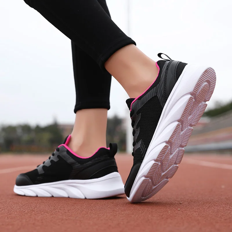 

Women Sneakers Soft Women's Shoes Flat New Casual Shoes Ladies Mesh Fashion Breathable Female Vulcanize Shoes Zapatillas Mujer