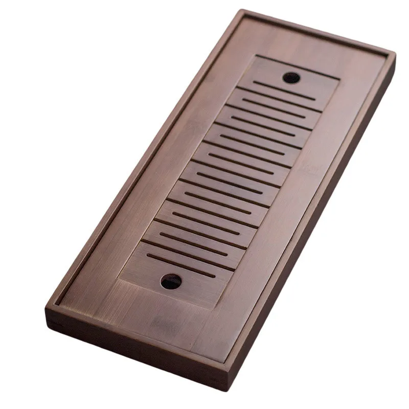 

Chinese traditional bamboo tea set tray Water storage type Tea set tea set bamboo dish Household tea set accessories WSHYUFEI