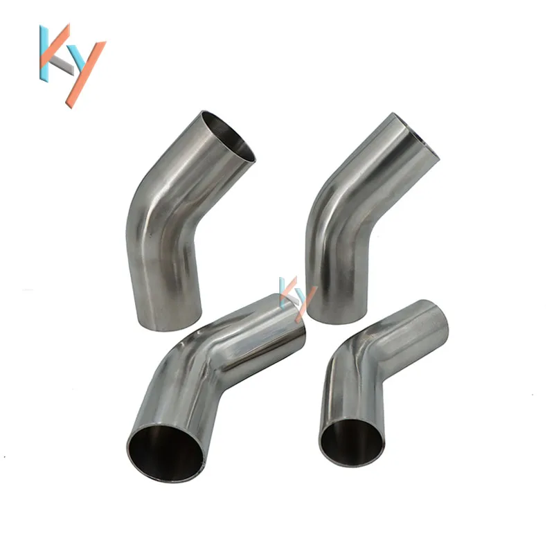 

19/25/32/38/45/51/57/63/76/89/102/108mm OD Butt Welding 45 Degree Elbow SUS 304 Stainless Steel Sanitary Pipe Fitting Homebrew