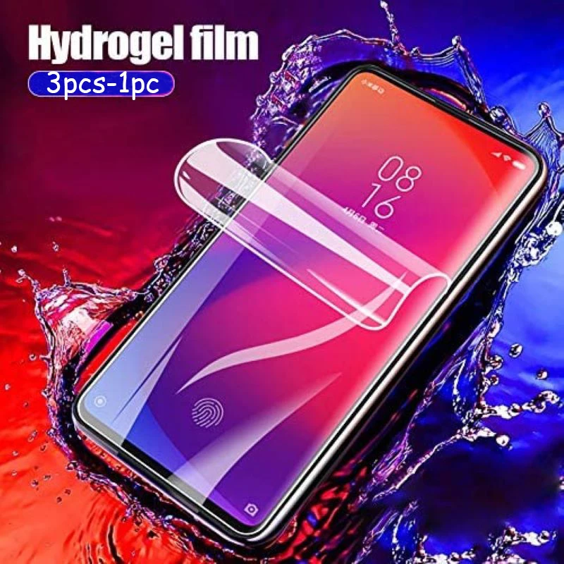 Гидрогелевая пленка для Samsung Note 20 Ultra 8 9 10 Pro Lite прозрачная защитная экрана