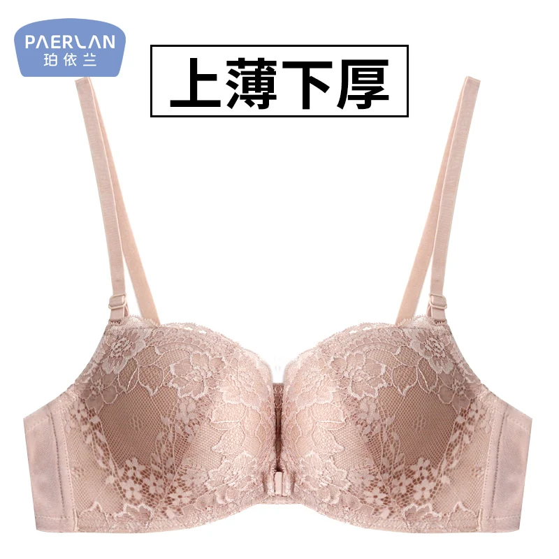 

Womens Sexy Lingerie Lace Bra No Pad No Wire Black Lingerie Soft Seamless Breathable Everyday Roupas Femininas Underwear EB50WX