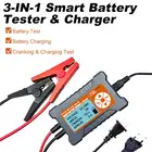 Lancol CAT200 12 В 3A 3 в 1 автомобильный тестер батареи зарядное устройство полностью автоматическое отключение питания профессиональный детектор батареи