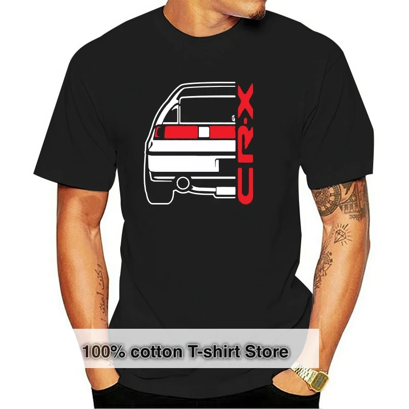 

2018 Hot Sale 100% cotton Classic Japanese car fans CRX SiR T-SHIRT (Type 1)
