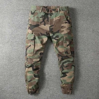spring autumn camouflage baggy cargo pants men casual military army style trousers streetwear harem joggers cotton clothing