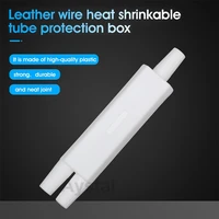 free shipping 1 in 2 out optical fiber protection box 1 in 2 out drop cable optic heat shrinkable tube welding protection box
