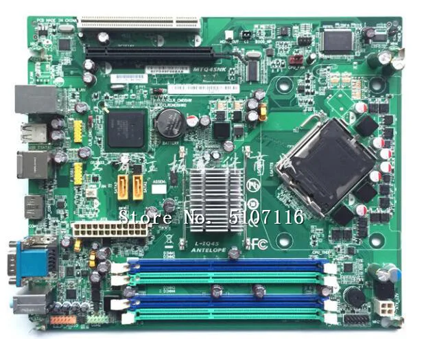 Высококачественная настольная материнская плата для M8000S BTX L IQ45 MTQ45NK A58 M58p 64Y5547