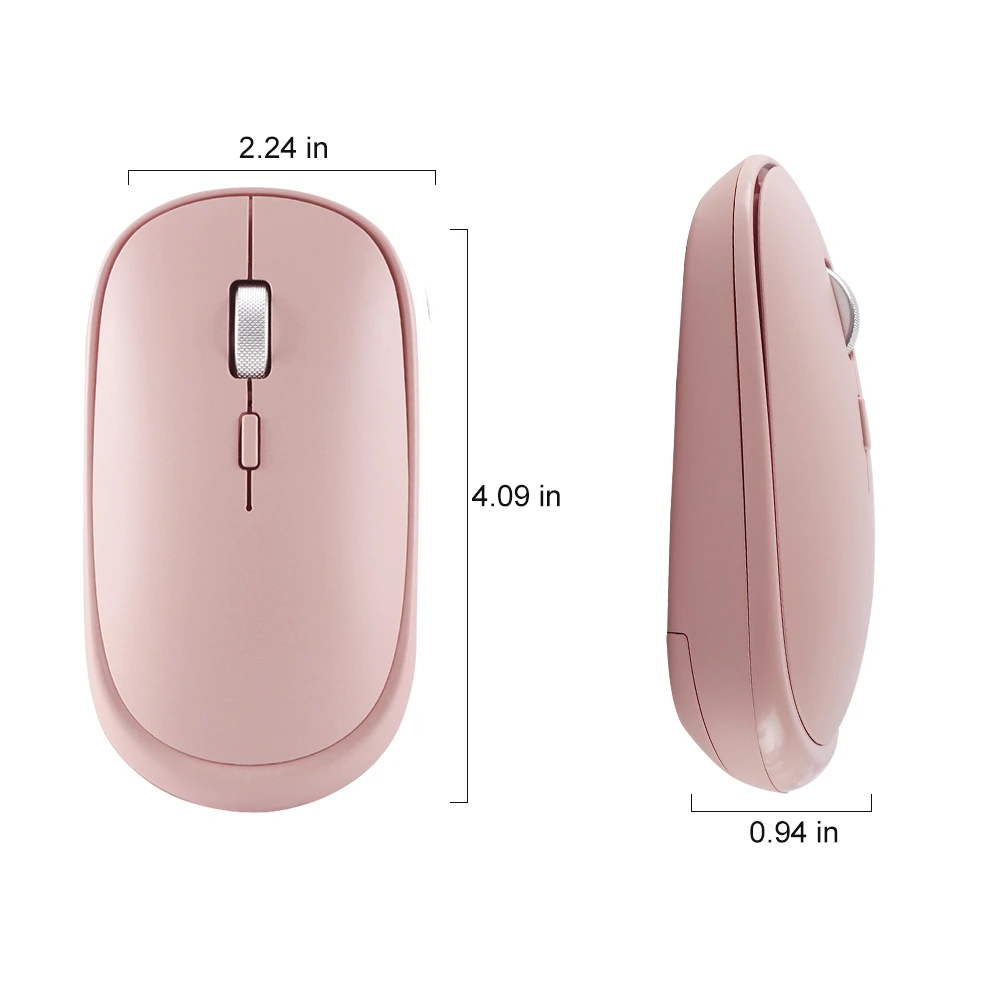 Bluetooth 4 0 2 4G беспроводная двухрежимная мышь мини оптическая компьютерная 1600 DPI 3D