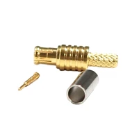 1pc new rf mcx male plug coax convertor connector with crimp for rg316 rg174 lmr100 straight adapter goldplated wholesale